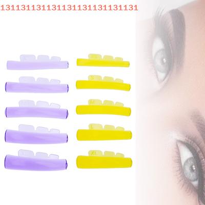 5 Paare/Box Selbstklebende Silikon Wimperndauerwelle Stäbe Wimpernlifting Laminierungspad 3D Wimpernverlängerung Lockenwickler Zubehör Werkzeuge
