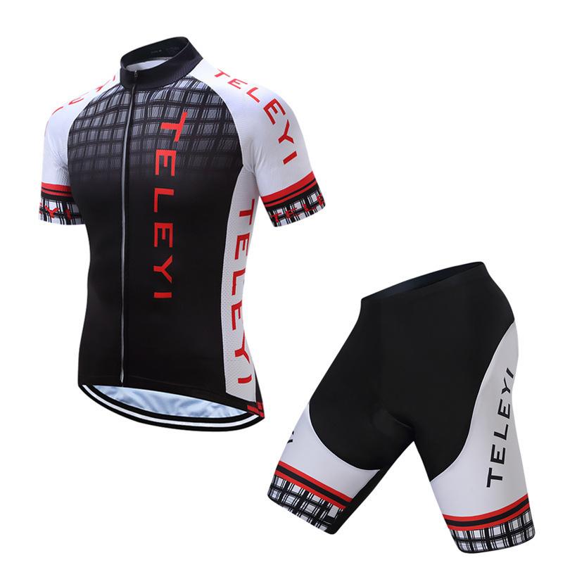 

Cycling Suit Set, Cycling Suit, Bicycle Racing Clothing Short Sleeve 2026 Summer Breathable Cycling Suit Set XXXL срібний