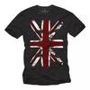 UNION JACK MENS T Shirt WITH ENGLAND FLAG - SHORT SLEEVE UK PUNK ROCK MUSIC TEE