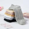 5 Pairs/lot Socks for Women Summer Thin Mesh Boat Socks Shallow Mouth Solid Color Hollow Cotton Casual Short Tube Breathable Sock