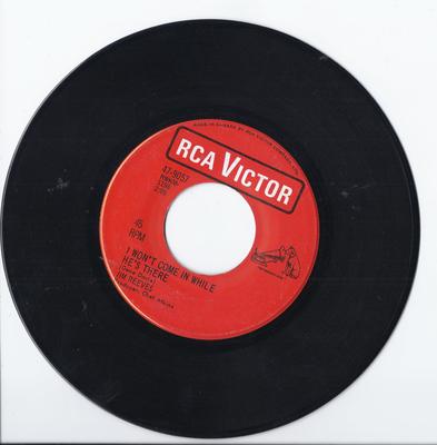 7inch Record JIM REEVES - I Won't Come In While He's There 479057 RCA Victor Canada Folk Used