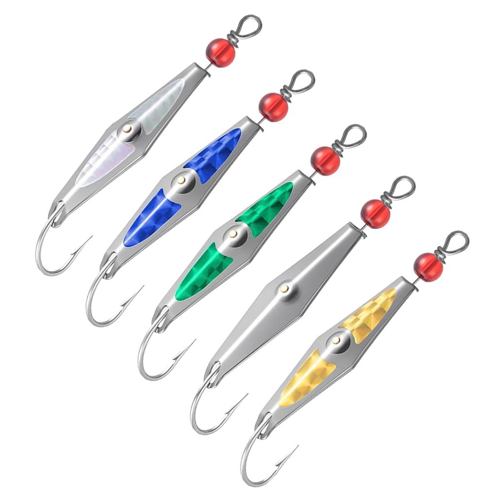 Spanish Mackerel Fishing Spoons Saltwater Trolling Spoon High Reflective Iron Brass Heavy Duty Multi Functional