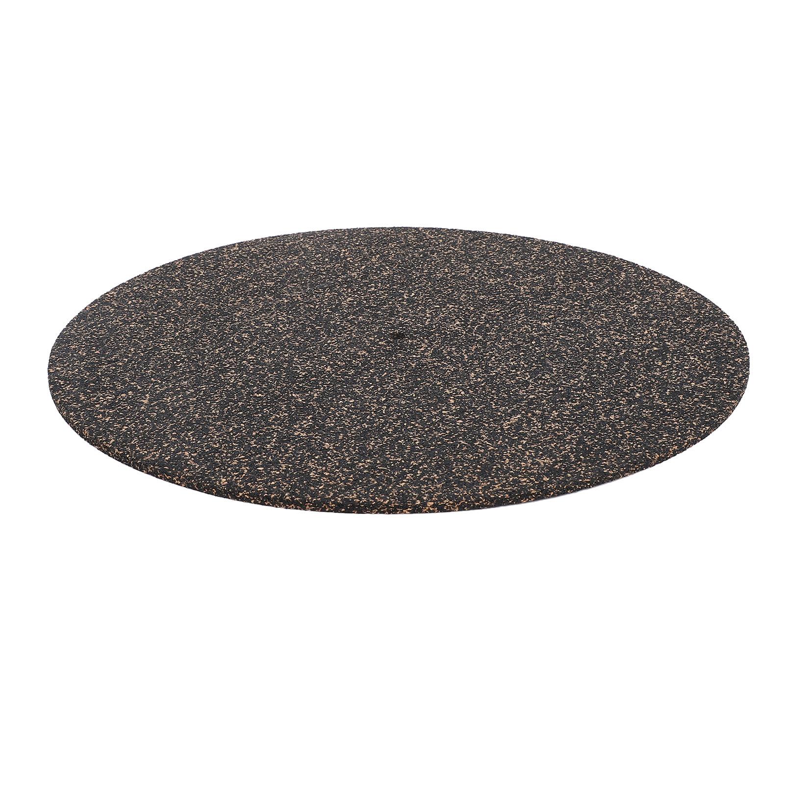 

4 мм Пробковый мат для проигрывателя Антискользящий Антистатический Ударопрочный Пробковый мат для пластинок 12 дюймов