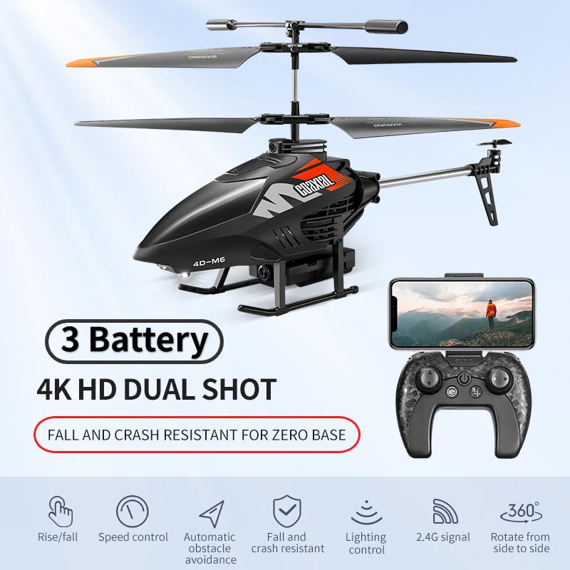 New  RC Helicopter With 4K camera New Mini Drone Gesture Sensing with Dron RC Plane Quadrocopter Remote Control Toy kids Gift