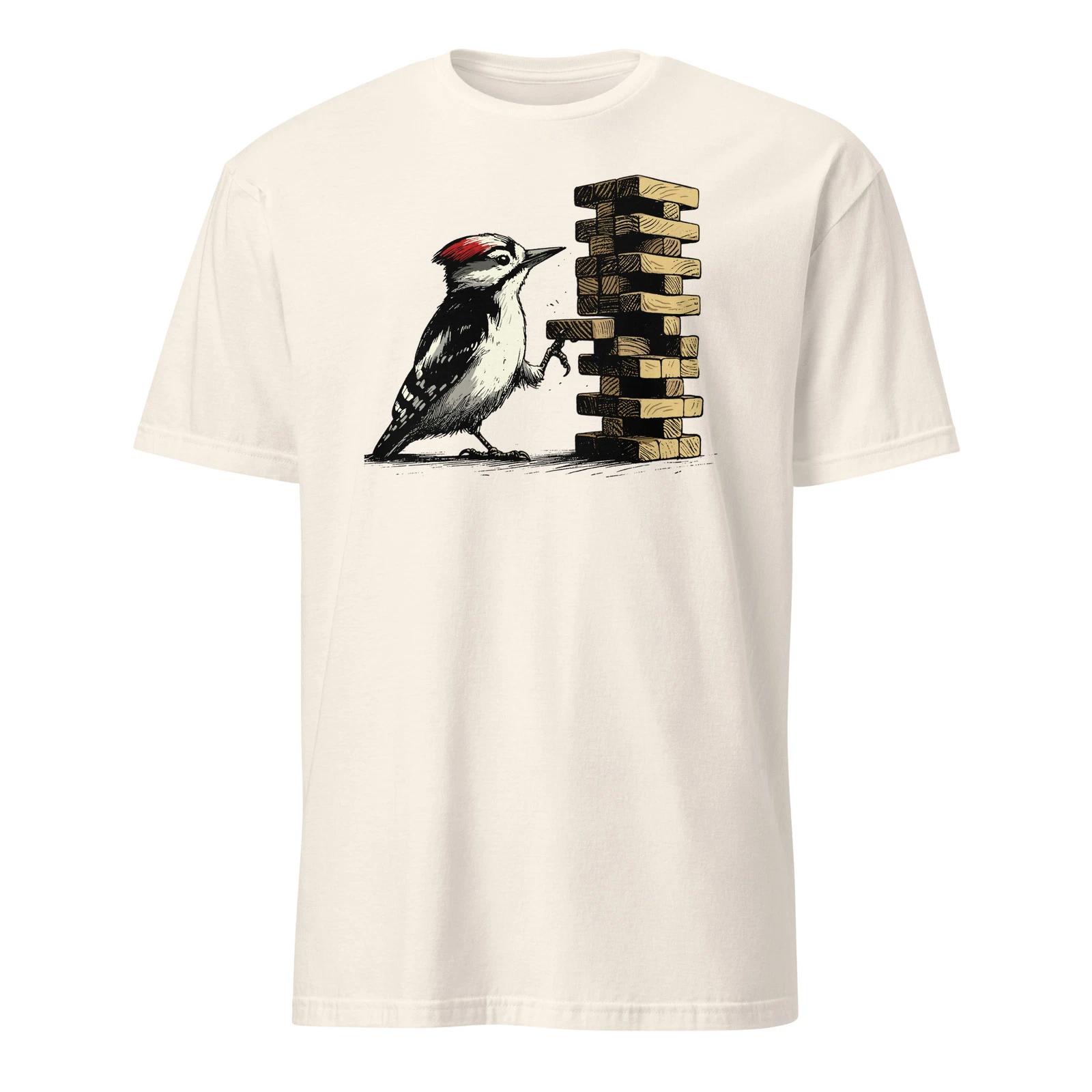 Woodpecker Shirt Funny Pecker Bird Tumbling Timber Tower T-Shirt Size S-3XL Gift S
