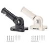 Adjustable RVs Flag Poles Mount 180 Degree Rotation Double Hole Design For Wall And Light Poles Installation Aluminum Alloy