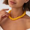 14 Colors Bohemian Colorful Acrylic Beads Choker Necklace for Women Fashion Resin Statement Necklaces Summer Beach Jewelry