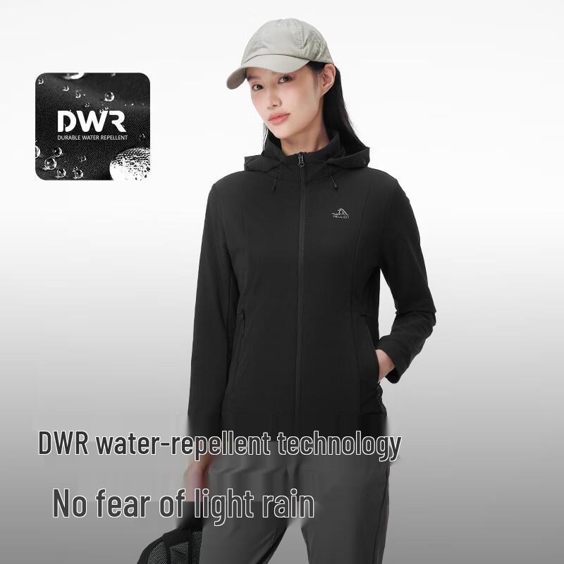 PELLIOT Women's Outdoor Breathable Slim-Fit Softshell Jacket