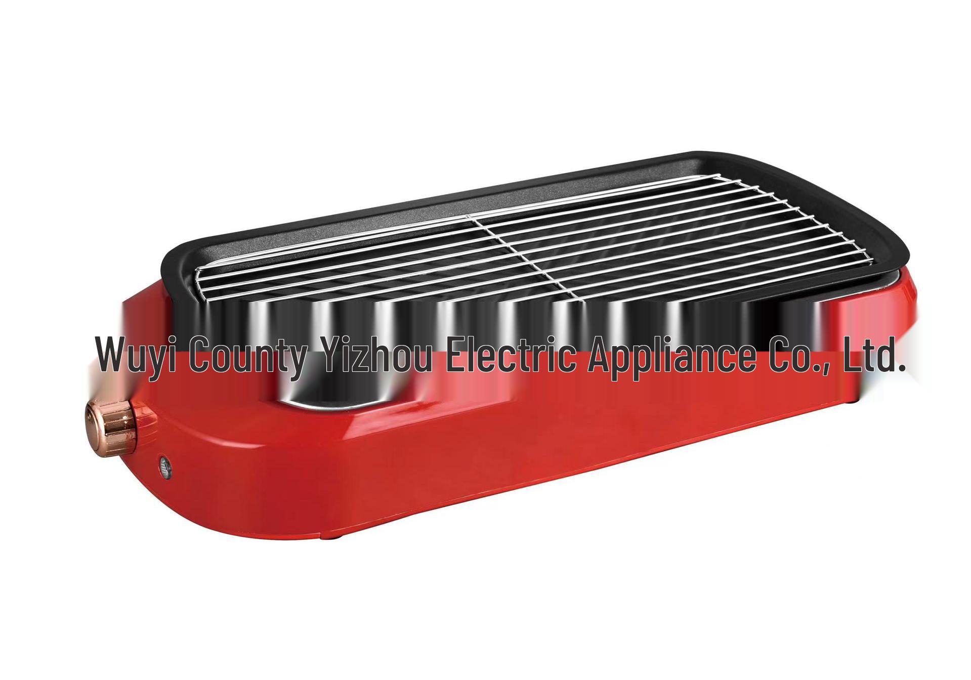 Multi-Functional Smokeless Indoor Electric Grill & Griddle Thickened Grill (1-3 people)