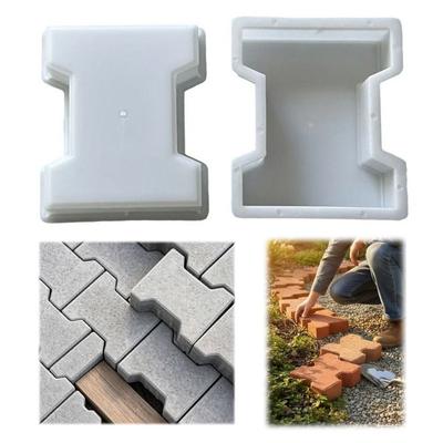 Kunststoff I-Form Ziegelform Einfache Entformung Ziegelform für Zement Neue Pflastersteinform Beton Guss
