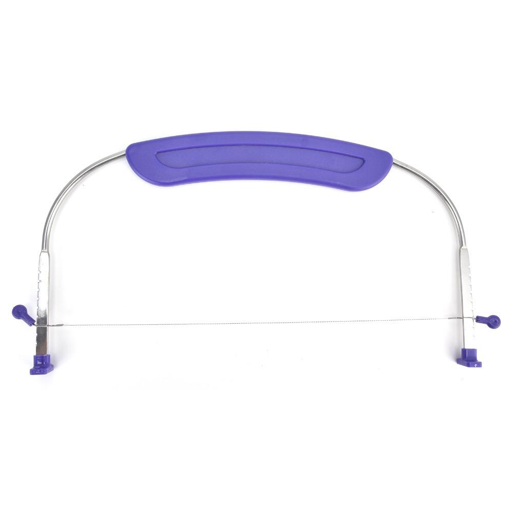 Purple Adjustable Cake Leveler PP Handle Cake Slicer Precision Cake Cutter  Bread Slicing фиолетовый