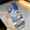 Misaka Mikoto Railgun Electric Warning Style  Phone Case For iPhone 17 16 15 14 13 12 11 Mini Pro Max Plus Transparent Cover