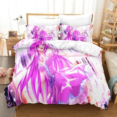 Anime Cupids Schokoladen Bettwäsche Set Bettbezug Bettset Steppdeckenbezug Kissenbezug Bettdecke King Queen Size Jungen Erwachsene Heimtextilien