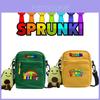 Sprunki Anime Rhythm Box Small Shoulder Bag Canvas Casual Crossbody For Daily Use