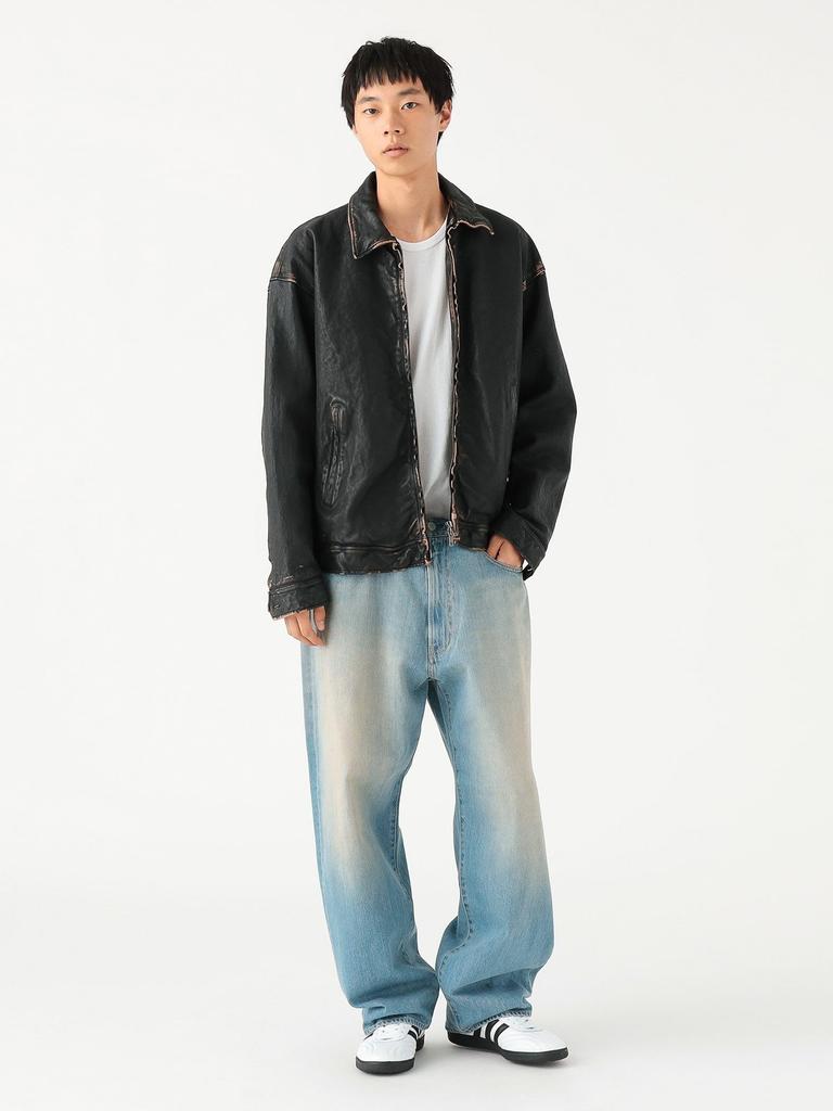Beams Wijde Pasvorm Jeans Maat 11210299791 Herenbroek, MID_BLUE, L,