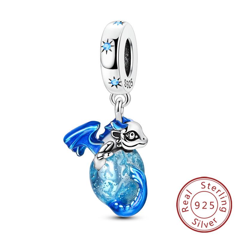 New Original Copper Charms Beads Pendant Owl Bow Round Simple Zircon Beads For Women Fine Jewelry Making