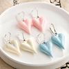 1Pair Sweet Temperament Fashion Jewelry Heart Shape Ear Accessories New Heart Earrings  Party Gifts