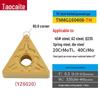 CNC Lathe Double-Sided TNMG160404/08 Triangular Insert for OD/ID Clamping