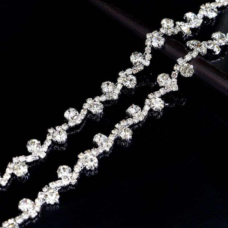 Chain DIY Drill Chain, Clothing Accessories, Hand Sewn Drill Claw Chain, Accessories, Rhinestone Chain