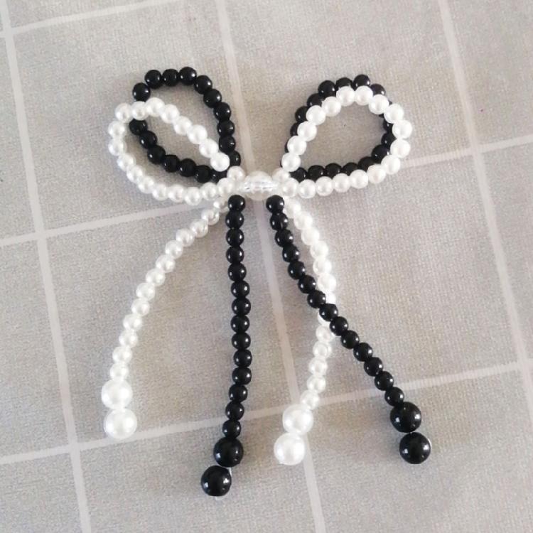 Bowknot Charm for Jewelry Making DIYs Craft Supplies Pearl Bows Shoe Buckle Decors