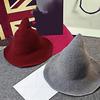 Halloween Personality Wizard Steeple Great Brim Wool Cap