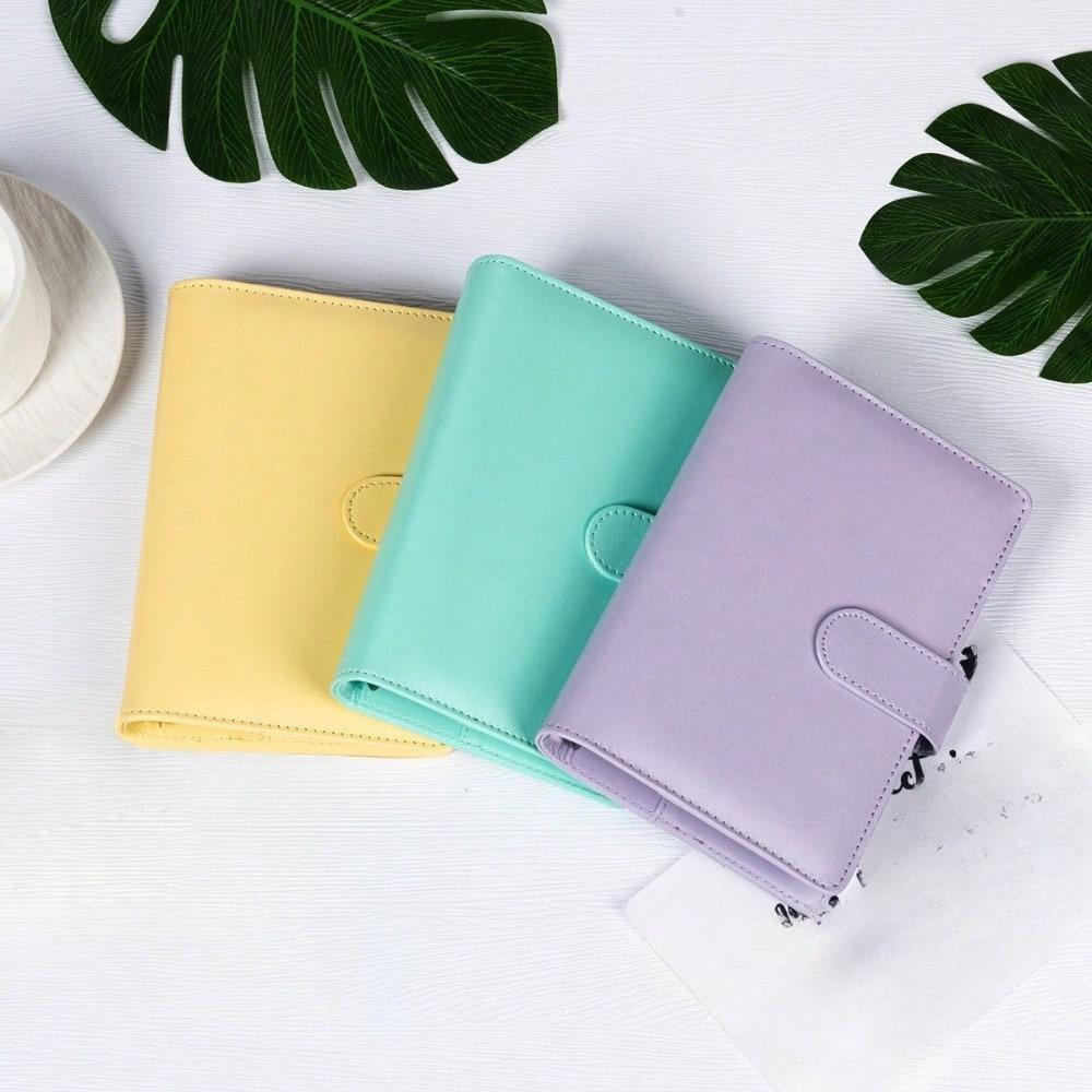 A6 Macaron Bookkeeping Book Binder Financial Planning Bookkeeping Notebook Shell