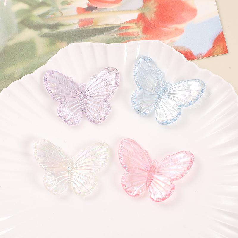 AB Butterfly Resin Accessories: Electroplating DIY Cream Glue for Mobile Case & Headdress Crafting