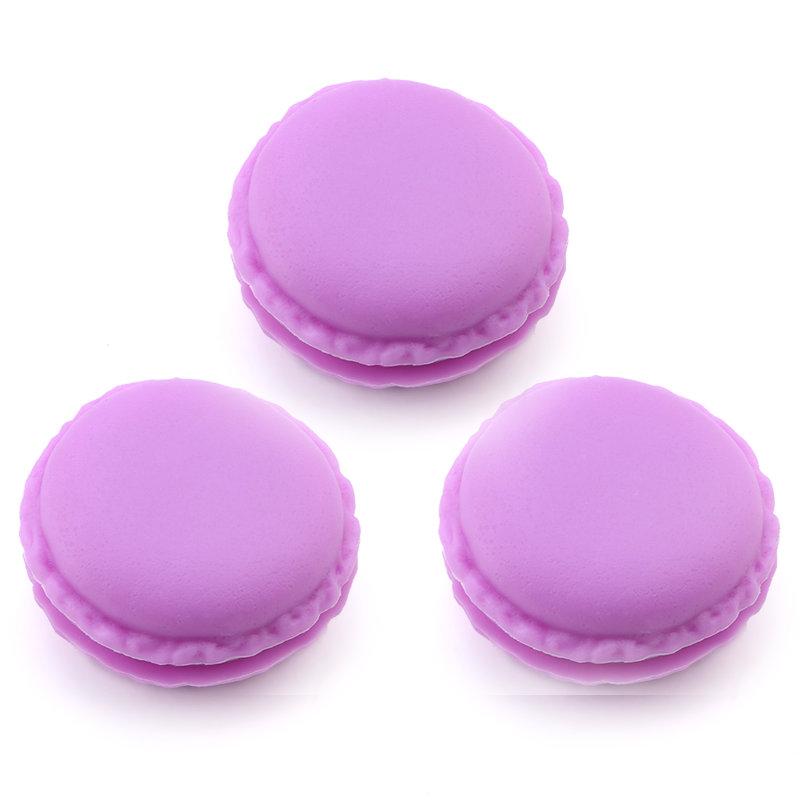 3 Stück/Los Süßigkeitenfarbe Macarons Aufbewahrungsbox tragbar Mini-Geschenkverpackungsbox schöne Schmuckverpackungsbox Hülle für Kleine Gegenstände