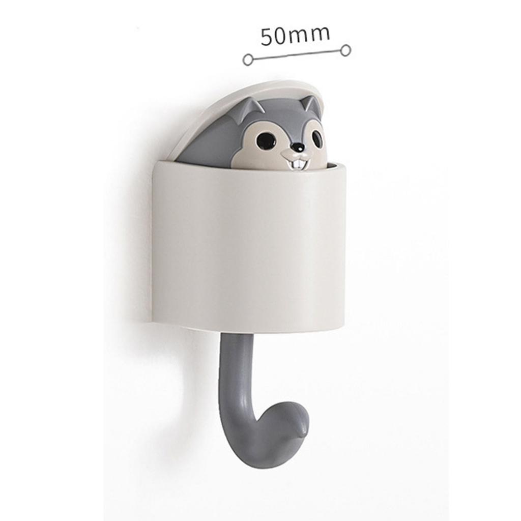   Shaped Coat Hooks Lovely No Hole Punch Self Adhesive   Wall Decoration Hook for Key