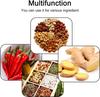 The kitchen grinder and garlic press box, mini garlic puree machine, garlic press accessories, and garlic mince machine are suit