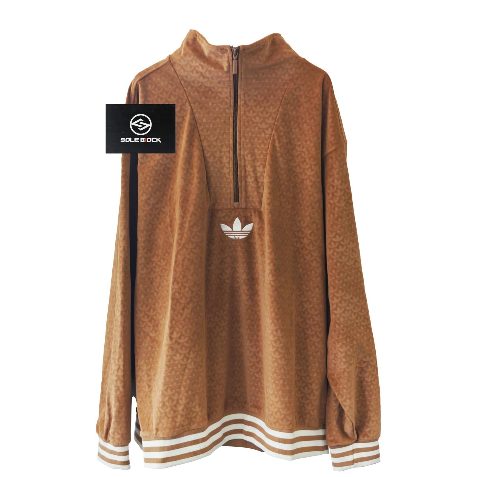 

Adidas Originals Adicolor Heritage Now Funnel Velour Top IB3421 XL