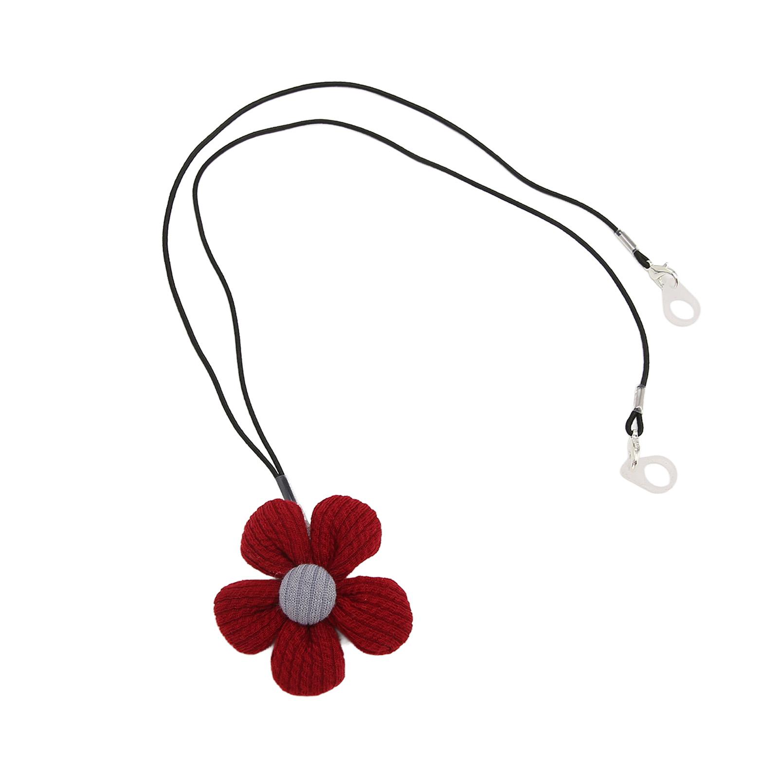 

Шнурок-клипса для слухового аппарата, предотвращающий потерю, милый держатель для слуховых аппаратов в виде красного цветка для детей и подростков