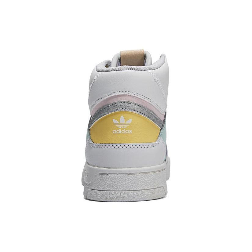 Adidas Originals Drop Step Retro Casual High-Top Skate Shoes Women Sneakers White Blue GW1759