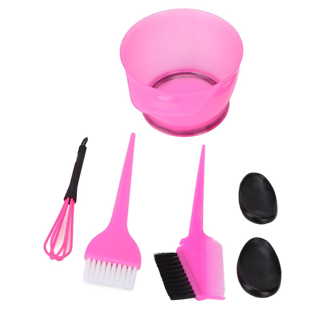 Hair Colo  Dyeing Kit Professional Salon Portable Ear   Dye Brush Mixing Bowl Tool Set