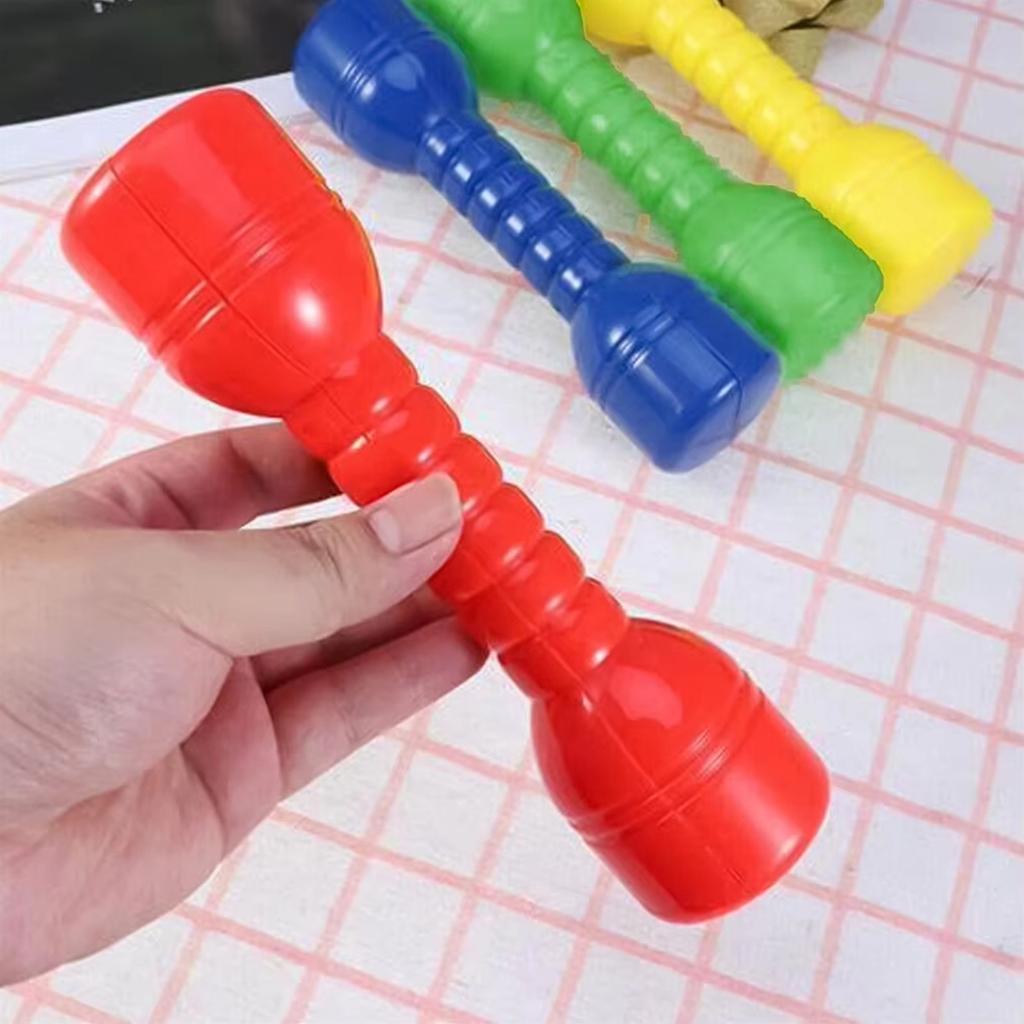 1 Pair Children Weightlifting Set Exercise Fitness Dumbbells Kids Weightlifting Dumbbells Plastic Home Exercise Dumbbell