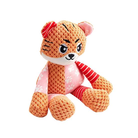 Plüsch Quietschie Hundespielzeug Weiches Stofftier Hund Kauspielzeug Niedliches Plüsch Fuchs Elefant Spielzeug Hält Hunde beschäftigt für aggressive Kauer Kleine Mittlere Hunde