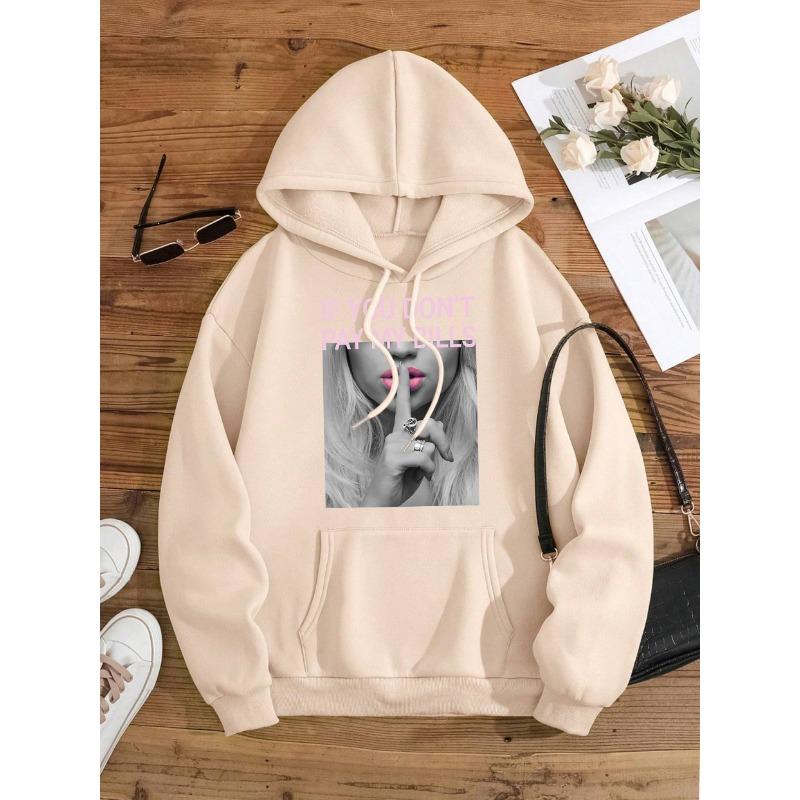 If You Don'T Pay My Bills Men Women Hoodie Autumn Loose Hoodies Crewneck Pullover Sweatshirt Vintage Fleece Couple Sportswear