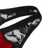 Slip sexy in pizzo di Natale da uomo: Stile Europeo & Americano, Vita Bassa, Design Patchwork Vuoto