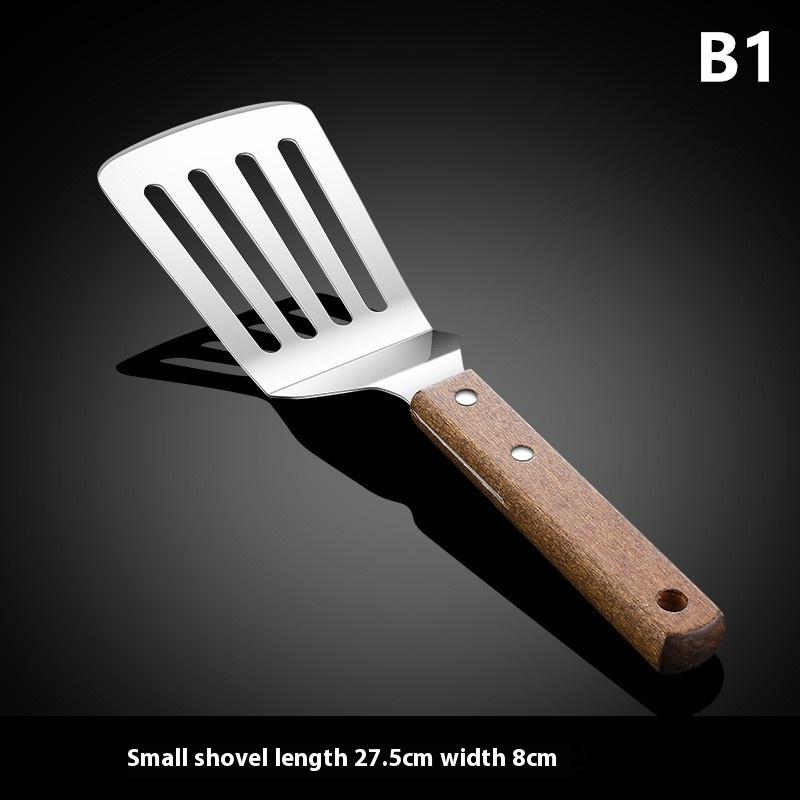 Stainless Steel Cake Spatula With Wooden Handle Cheese Shove Pizza Shovel Spatula For Cake Pizaa Baking Spatula Baking Tools