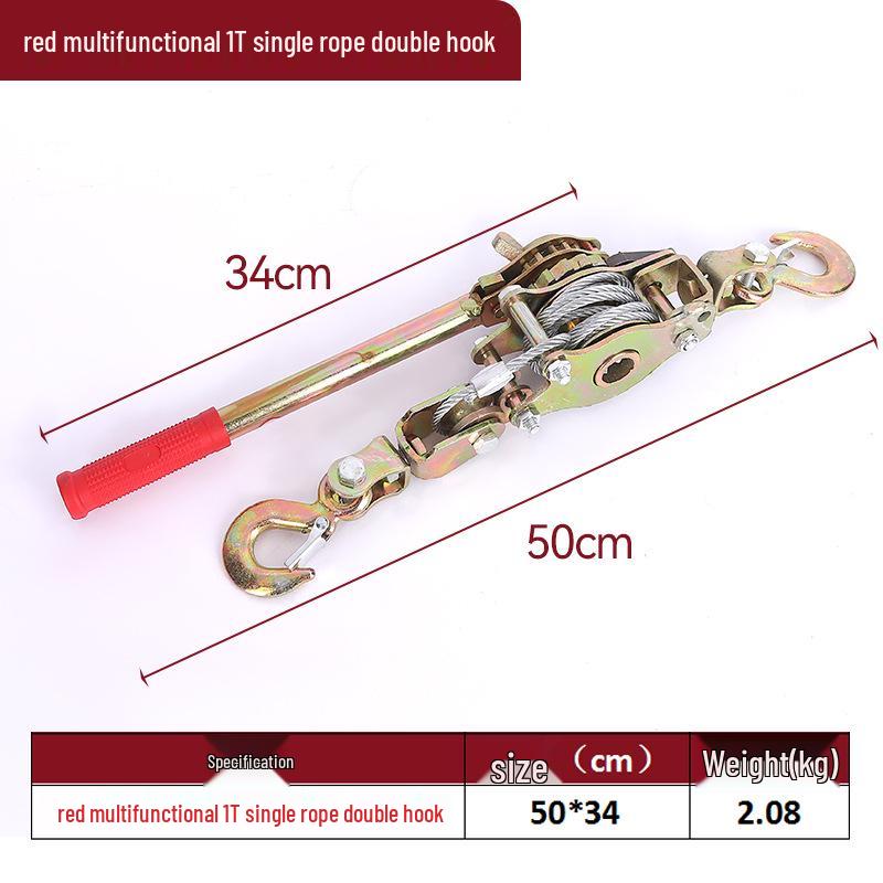 Multi-Spec Steel Wire Rope & Double Hook Tightener