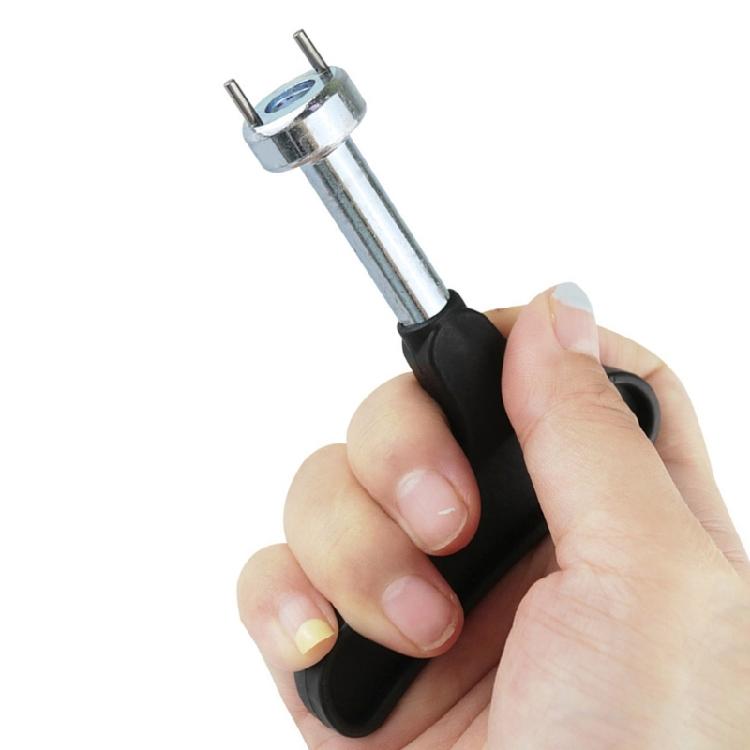 Golf Spikes Wrench Two Pins Shoe Spikes Remover Twist Nails Puller Golf Shoe Spikes Removal Tool Cleat Replacement Tool