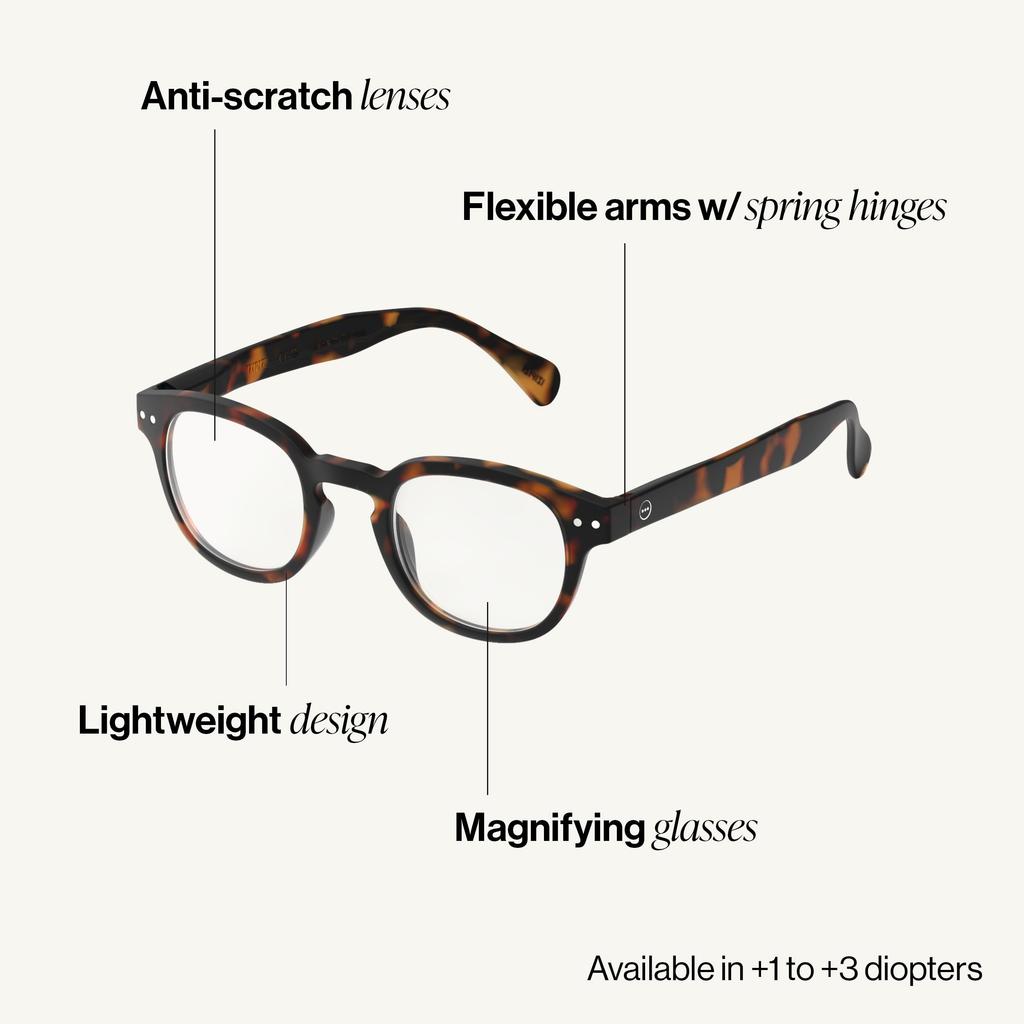IZIPIZI Reading Glasses +1.5#D-TORTOISE