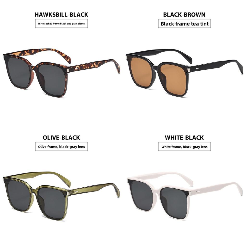 Vintage Square Sunglasses With Uv400 Protection For Fashionable Outdoor Travel