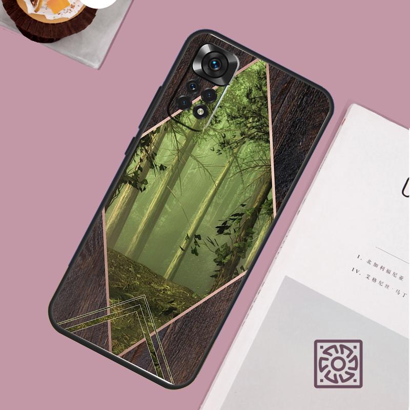 Wood Nature Pattern Case For Xiaomi Redmi Note 14 Pro 13 12 11 10 15 Pro Plus Redmi 15C 15 14C 13C 10C 12C Cover