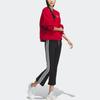 Adidas Originální mikina s kulatým výstřihem a potiskem loga Trefoil Dámské topy Vítězná červená HY7264