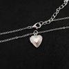 Ciondolo Collana Portafoto a Forma di Cuore Ciondoli Cuore Amore Medaglione Fluttuante Collane Moda Donna Uomo Gioielli Memoriali