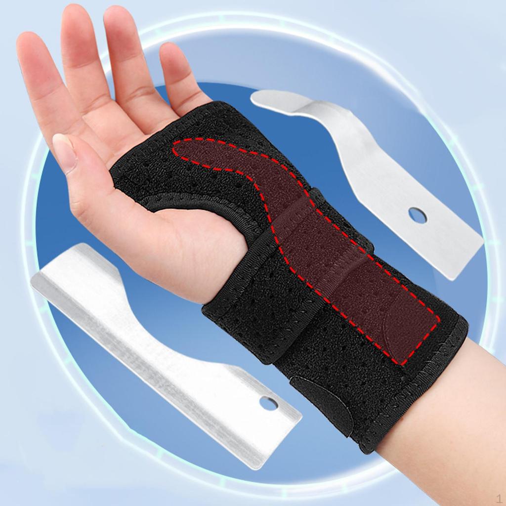 Carpal Tunnel Wrist Brace Wraps ,Breathable Comfortable Band, Support Hand