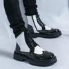 Men's 2025 High-Top Leather Martin Boots - British Retro Formal & Casual Ankle Shoes, Plus Size Available