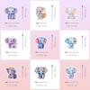 Sticker Waterproof Stylish Cool Logo Sticker Cartoon Cute for Smartphone