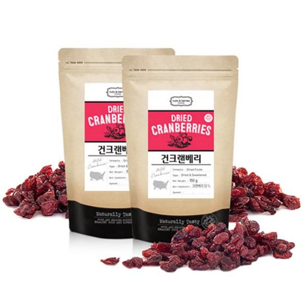 Nuts Berries dried cranberries, 150g, 2 pieces, Korean nuts